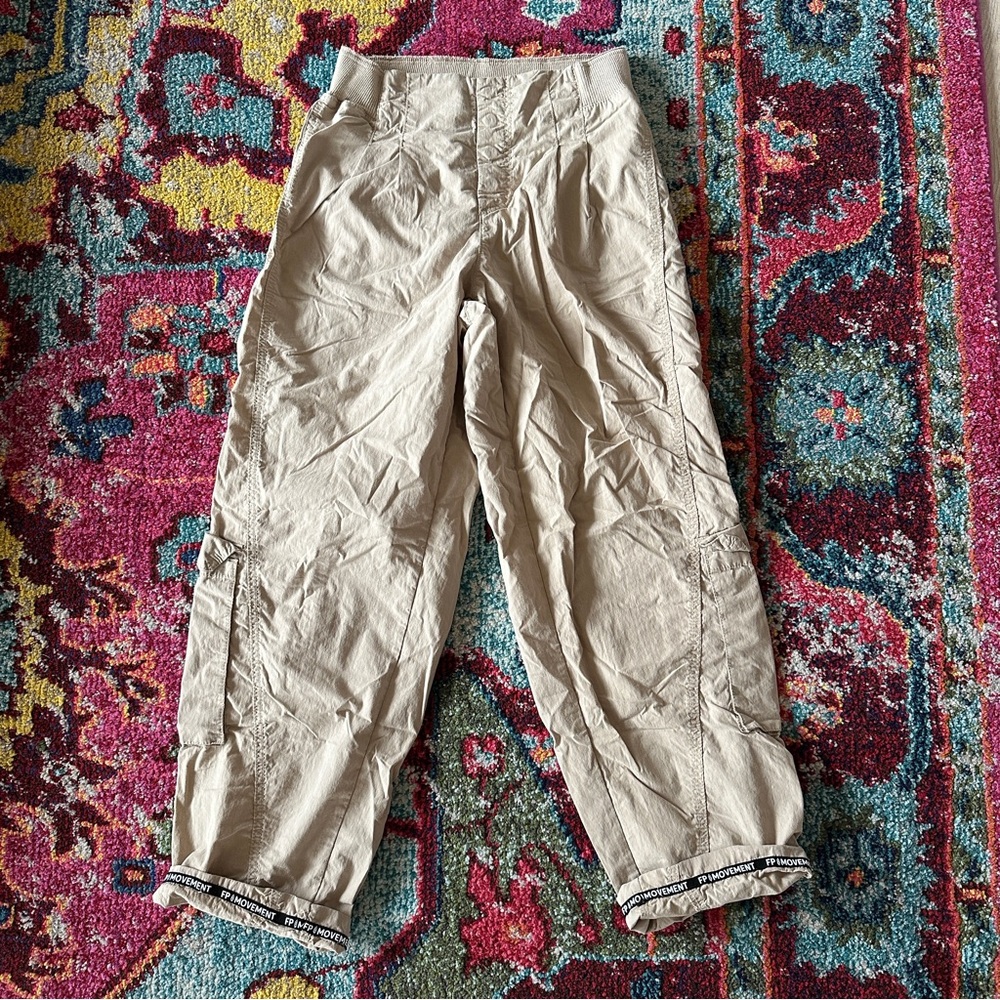 Free People Movement Mesmerize Me Solid Pants tan color